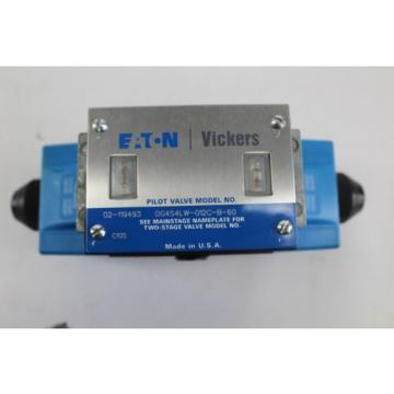 Vickers DG4S4LW-012C-B-60 4 way double solenoid Valve Origin B254