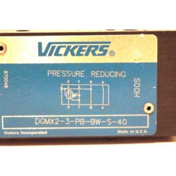Origin VICKERS DGMX2-3-PB-BW-S-40 PRESSURE REDUCING VALVE DGMX23PBBWS40
