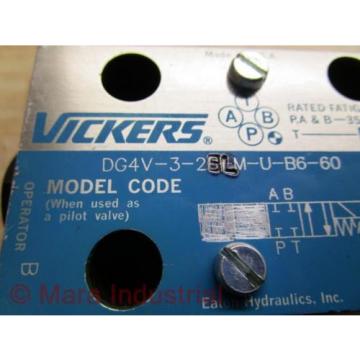 Vickers 859161 Valve DG4V-32C M-U-B6-60 - origin No Box