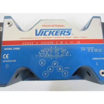 VICKERS KDG4V-5-33C50N-Z-M-U-H7-30 PROPORTIONAL VALVE Origin NO BOX