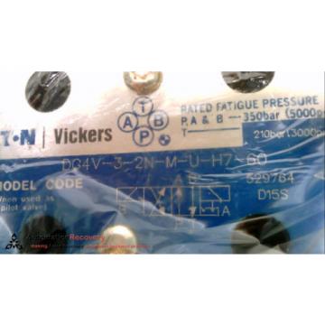 VICKERS DG4V-3-2N-M-U-H7-60, SOLENOID VALVE, 24VDC, 30W, 3000 PSI,, Origin #215234