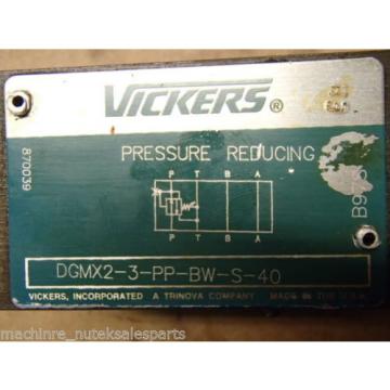 Vickers Inc Pressure Reducing Valve DGMX2-3-PP-BW-S-40 _ DGMX23PPBWS40