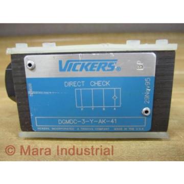 Vickers DGMDC-3-Y-AK-41 Direct Check Valve DGMDC3YAK41 - origin No Box