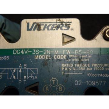 VICKERS DIRECTIONAL CONTROL VALVE DG4V-3S-2N-M-FW-B5-60_DG4V3S2NMFWB560