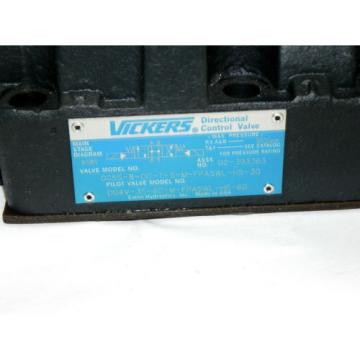 VICKERS DG4V-3S-2A-M-FPA5WL-H5-60 DIRECTIONAL VALVE 02-393393
