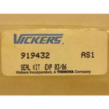 161997 Parts Only, Vickers 919432 Repair/Service Seal Kit