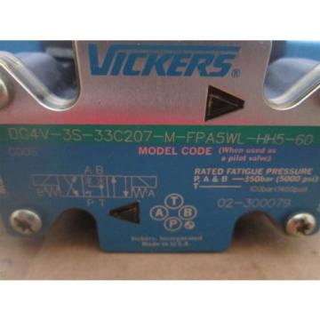 Vickers DG4V-3S-33C207-M-FPA5WL-HH5-60 Hydraulic Valve