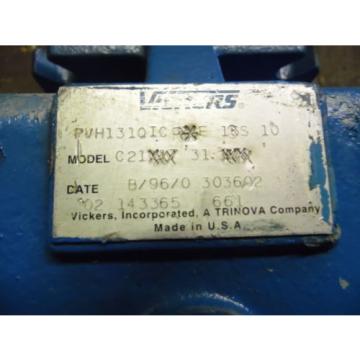 origin Vickers PVH1310IC Model C21 Hydraulic Pump