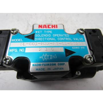 Nachi SL-G01-H3X-RT-C1-9320B Hydraulic Solenoid Directional Control Valve