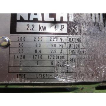 NACHI HYDRAULIC MOTOR LTIS70-NR PUMP UPV-1A-22N1-22-4-Z-10 PVS-1B-22N1-Z-10