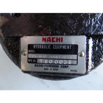 MAZAK NACHI HYDRAULIC MOTOR PI-0B-87-2GS0L1-8579A MAZAK SQT-200 #1909M