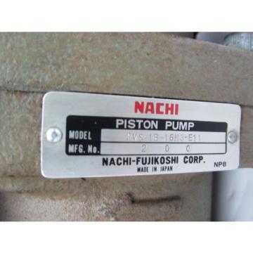 NACHI PISTON PUMP PVS-1B-16N3-E11
