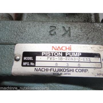 Nachi Fujikoshi Corp Piston Pump PVS-1B-22N3-Z-E13_PVS1B22N3ZE13