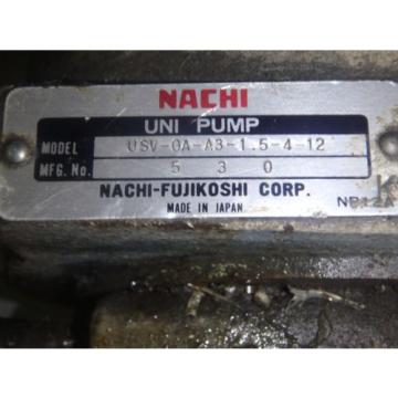 Nachi Variable Vane Pump amp; Motor_VDS-0B-1A3-U-10_VDS-OB-1A3-U-10
