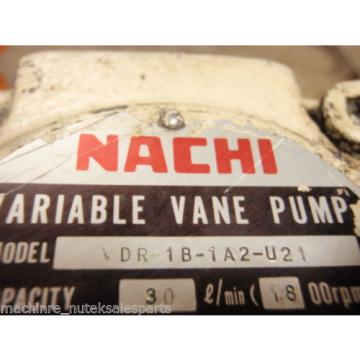 Nachi Varible Vane Pump VDR-1B-1A2-U21_VDR1B1A2U21 w/Motor_LT1570-NR_LTIS70-NR