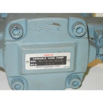 NACHI VDC-11B-1A3-1A3-U-20 Origin VARIABLE VANE PUMP VDC11B1A31A3U20