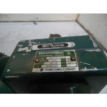 Sumitomo SM-Hyponic Induction Geared Motor, RMH02-30LY, 30:1 Ratio,  WARRANTY