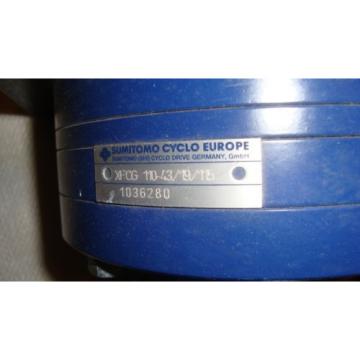 SUMITOMO CYCLO getriebe gearbox XFCG 110-43/19/115, 3arcmin
