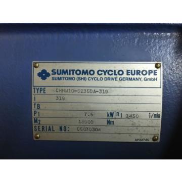 SUMITOMO CYCLO DRIVE CHHM10 Reducer, 18900Nm