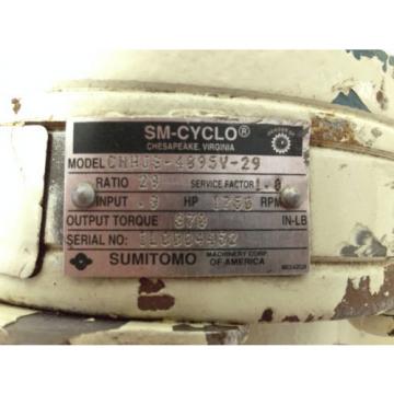 Sumitomo SM-Cyclo CNHJS-4095V-29 Gearbox 29:1