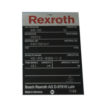 REXROTH R901 168 547 HS-013-B559-1-D 885 180 Hydraulic
