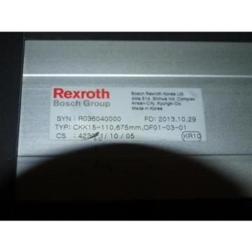 Rexroth CKK15-110 R036040000 Linear Actuator 675mm
