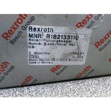 REXROTH  R182133110 ROLLER LINEAR BEARING -- Origin