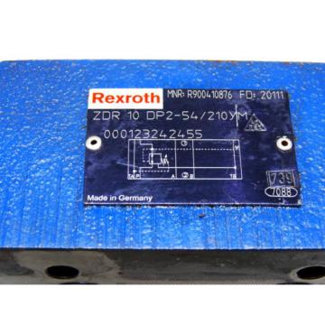 Rexroth Pressure Reducing Valve ZDR 10 DP2-54/210YM / R900410876