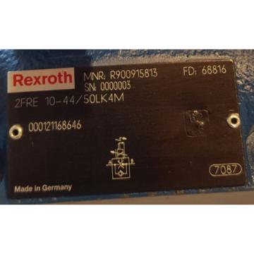 Origin  REXROTH 2FRE10-44/50LK4M CONTROL VALVE R900915813  2FRE 10-44/50 BOSCH