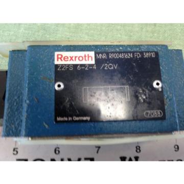 REXROTH HYDRAULIC CHECK VALVE  Z2FS 6-2-4/2QV MNR R900481624 FD 38910
