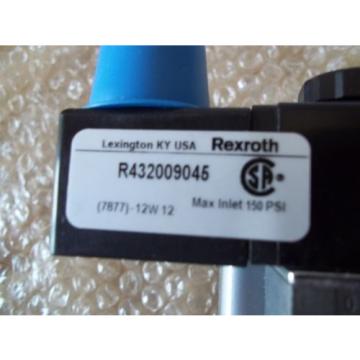 Origin REXROTH R432006145 CERAMIC VALVE WITH R432009045 SOLINOID
