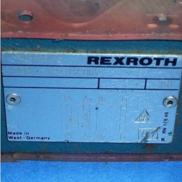 REXROTH 100 BAR NOMINAL SIZE 6 PRESSURE RELIEF VALVE, ZDB-6-VP2-41/100V