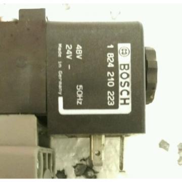 BOSCH REXROTH 0-820-024-552 DIRECTIONAL CONTROL SOLENOID VALVE 24VDC 5/2 ISO1