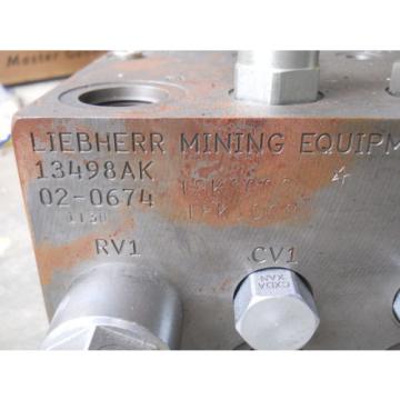 origin liebherr rexroth valve body hydraulic excavator crawler 13498AK   02-0674
