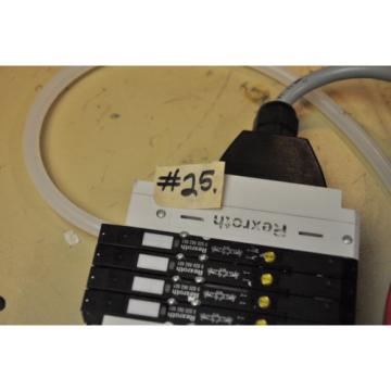 4 REXROTH PNEUMATIC VALVE CONTROL 0820062601 BOSCH SOLENOID
