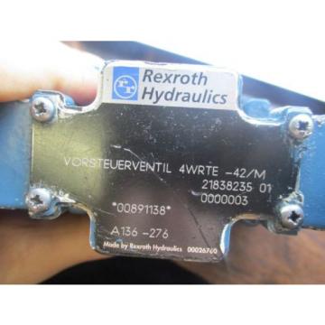 REXROTH HYDRAULICS VORSTEUERVENTIL SERVO VALVE 4WRTE-42/M