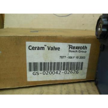 Rexroth Hydraulic Valve GS-020042-02626 GS02004202626 120 VAC 150 PSI origin