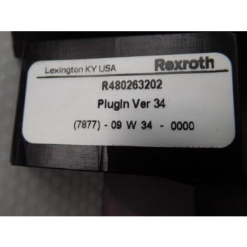 Rexroth Mecman R480263202 Valve terminal mit3 x rexroth 261-108-120-0 unused