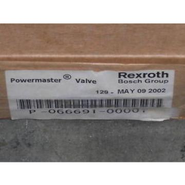 REXROTH POWERMASTER VALVE P-066691-00001 FACTORY SEALED