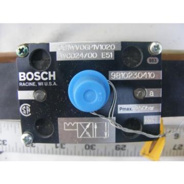 Bosch 081WV06P1V1020WC024/00 E51 Hydraulic Valve NIB