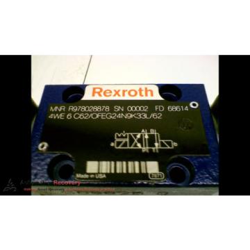 REXROTH R978028878 DIRECTIONAL CONTROL VALVE 24 VDC 30 WATTS, Origin #173272