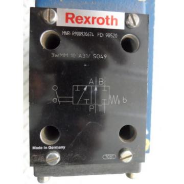 Rexroth 3WMM 10 A31/ SO49 DIRECTIONAL VALVE LIEBHERR 5613693