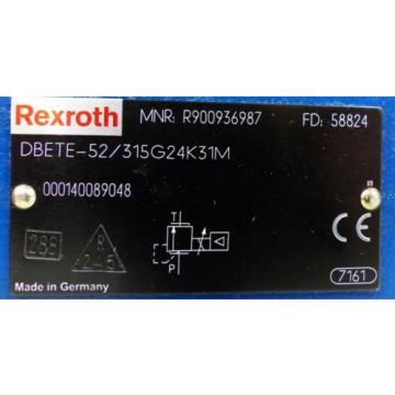 Rexroth DBETE-52/315G24K31M 900936987 Valve -used-