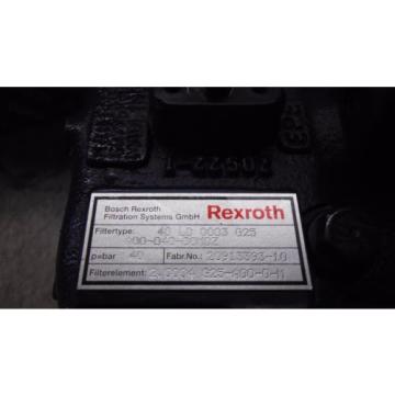 REXROTH  40LD 0003 G25A00-040-00M02 DUPLEX FILTER VALVE, Origin OLD STOCK