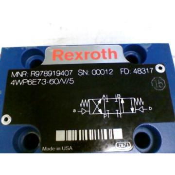 Origin Rexroth R978919407 Directional Control Valve 4WP6E73-60N/5
