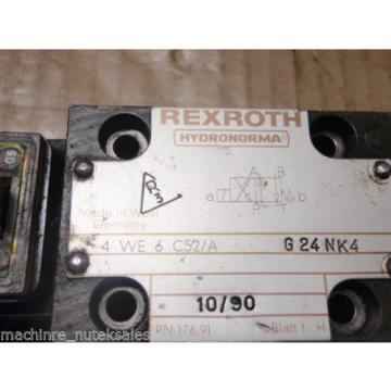 Rexroth Solenoid Oper Valve 4WE6C52/AG24NK4  GU35-4-A-060 4WE6C52