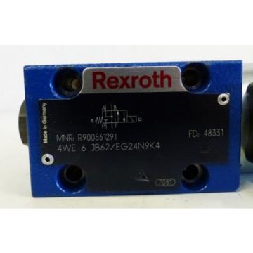 Rexroth  4WE 6 JB 62/EG24N9K4 4WE6JB62/EG24N9K4 R900561291 Valve -used-