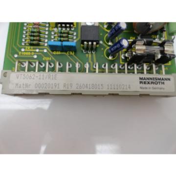 Mannesmann Rexroth VT5062-11/R1E Proportional Amplifier Card