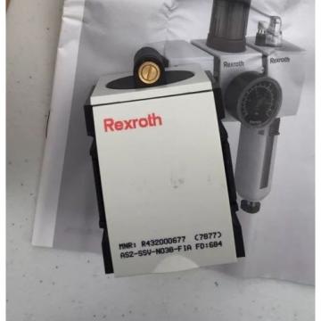 R432000677 AS3-SSV-N038-FIA Bosch Rexroth Pneumatic Soft Start Valve, 3/8#034; NPT