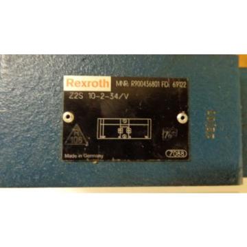 REXROTH Z2S 10-1-34/V USED HYDRAULIC VALVE PT106